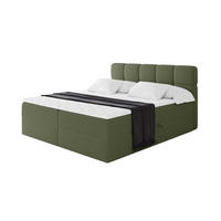 BOXBETT mit Matratze H3 - FAMA - 140x200 cm Grün Quelle - Grün, Holzwerkstoff (140/200cm) - ALTDECOR