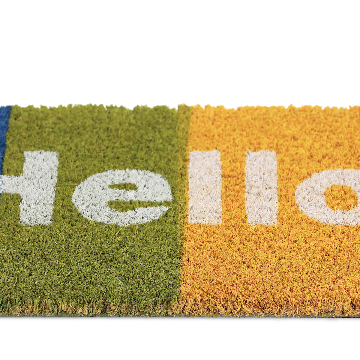 FUßMATTE - Multicolor, Kunststoff/Textil (75/25cm) - Relaxdays