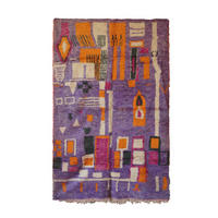 BERBERTEPPICH aus Marokko aus reiner Wolle 200x 300 cm - Multicolor, Naturmaterialien (200/300cm) - AFK Living