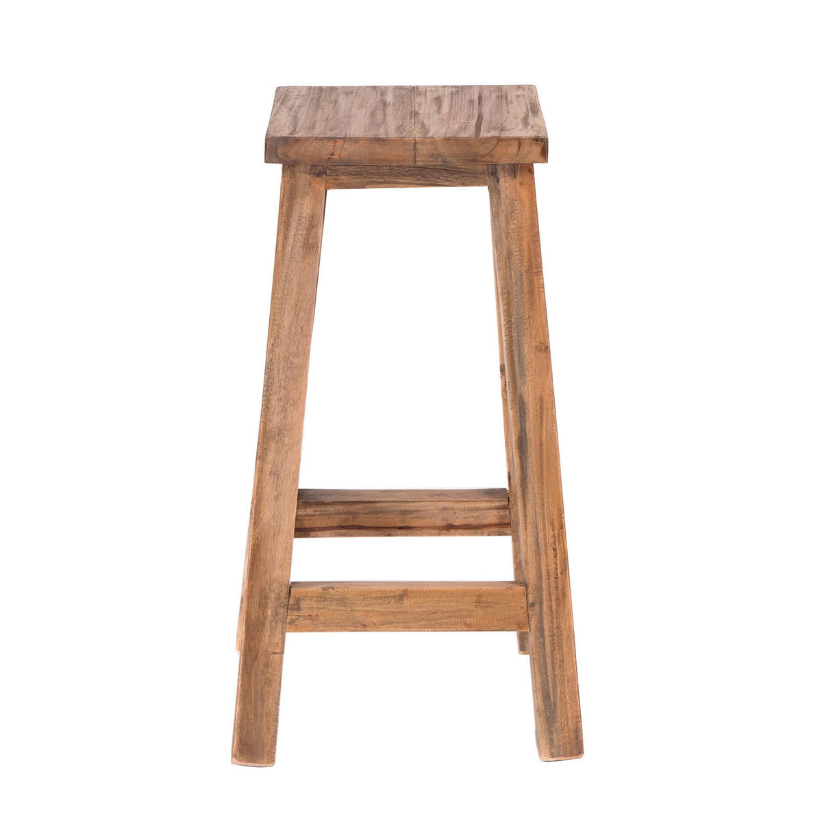 BARHOCKER Nippo Massivholz naturfarben - Naturfarben, Holz (35/70/35cm) - DESIGN DELIGHTS