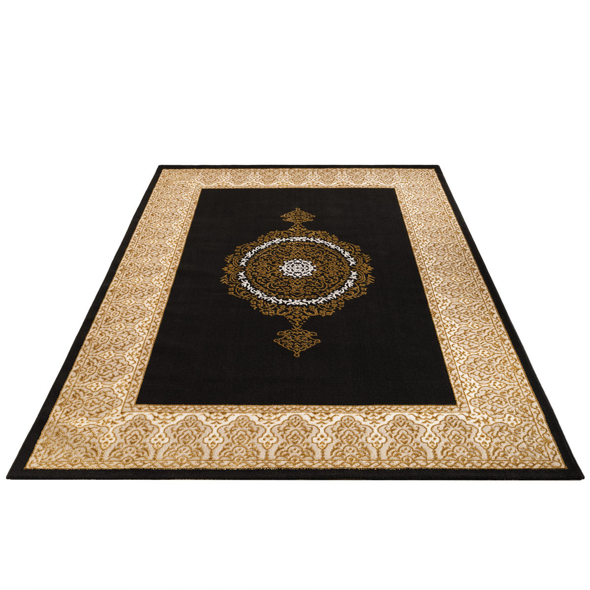 KURZFLORTEPPICH 160/220 cm - Goldfarben, Textil (160/220cm) - Paco Home