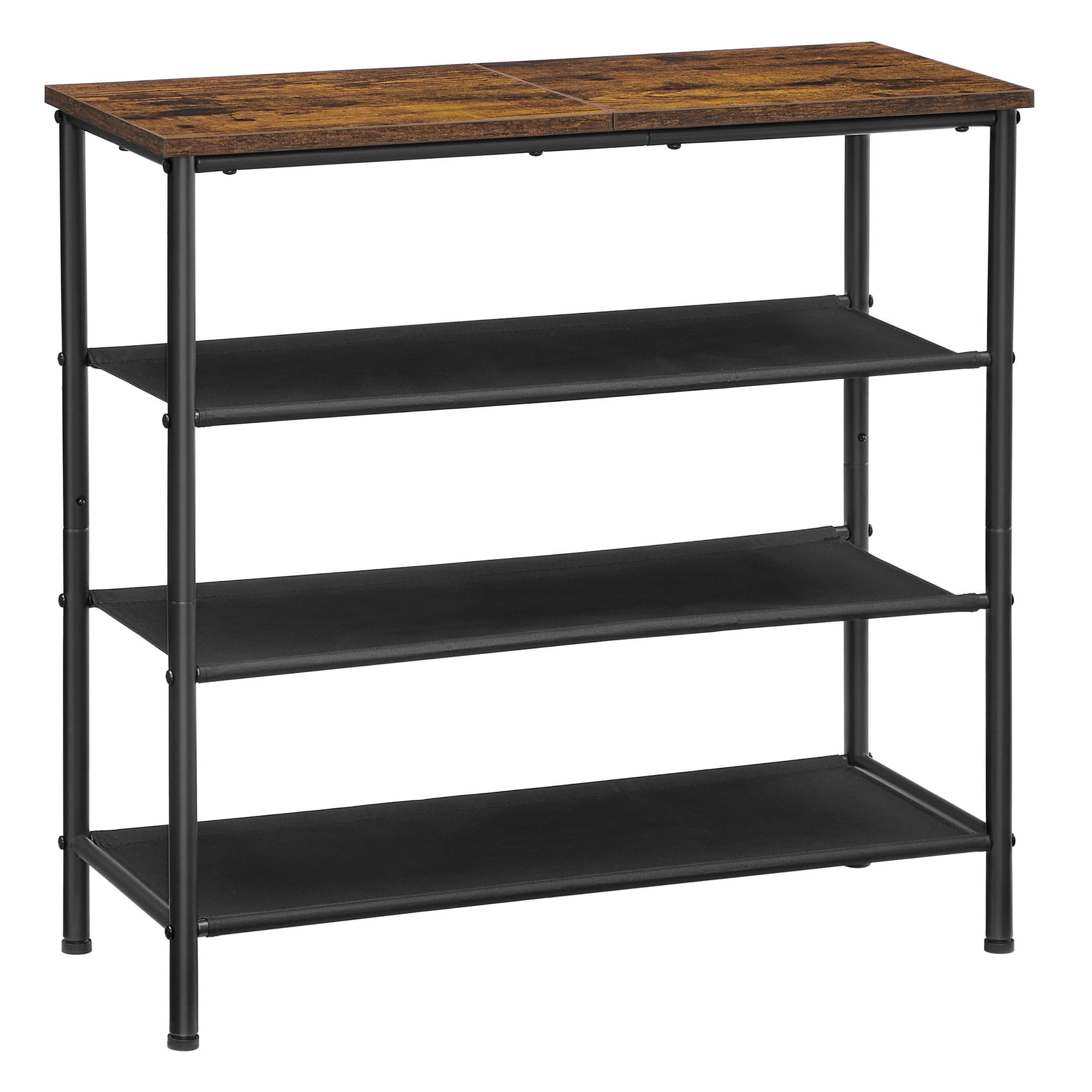 SCHUHREGAL, braun/schwarz - Braun, Holzwerkstoff (75/71/30cm) - A2A Home