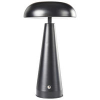 LED-TISCHLEUCHTE Schwarz Bocono - Schwarz, Metall (15/15/28cm) - Beliani