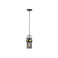 PENDELLEUCHTE LUMINOS - Schwarz, Metall (10.5/10.5/153cm) - Home Deluxe