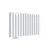 HEIZKÖRPER Flachheizkörper Weiß 63/100/6,3 cm - Weiß, Metall (100/63/6.3cm) - EMKE