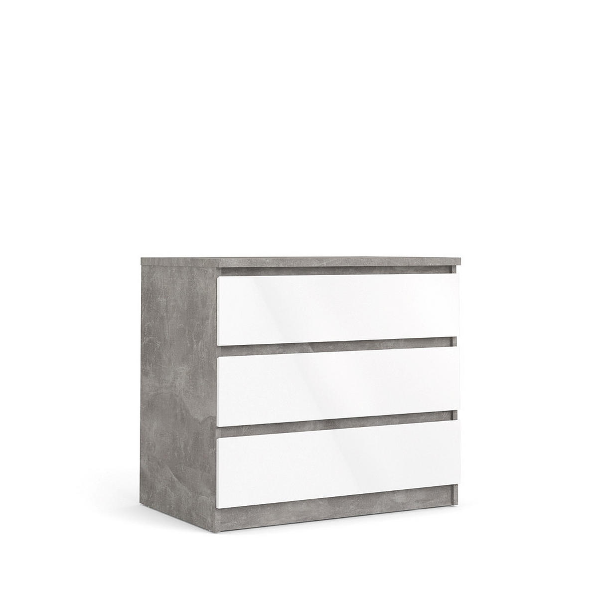 KOMMODE Beton Dekor - Grau, Holzwerkstoff (77/70/50cm) - ebuy24