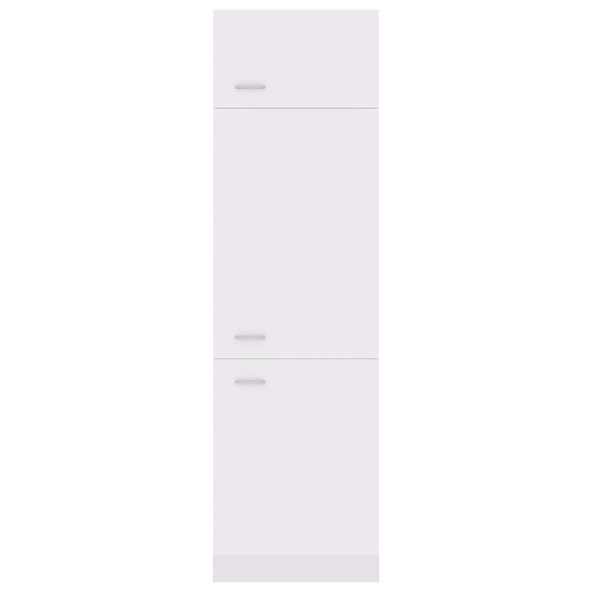KÜHLUMBAUSCHRANK Lyon Weiss 60/57/207 Cm Holzwerkstoff - Weiß, Holzwerkstoff (57/207/60cm) - vidaXL