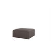 POLSTERHOCKER Celes Premium In Scala - Taupe, Holzwerkstoff/Textil (105/40/105cm) - Fun Möbel