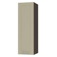 KÜCHENHÄNGESCHRANK Kvantum W4/30 Vanille Matt / Lava Matt 30 / 32,5 / 96cm - Dunkelgrau/Creme, Holz/Holzwerkstoff (30/96/32.5cm) - Feldmann-Wohnen