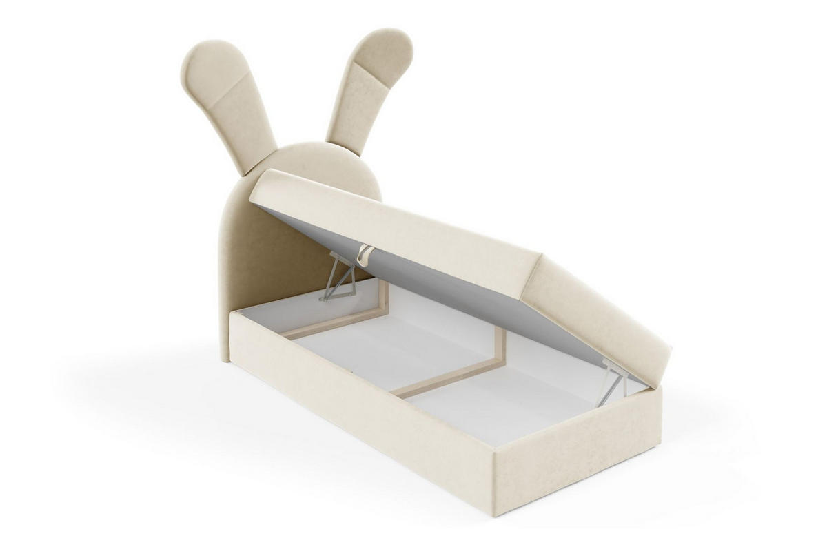 KINDERBETT Polsterbett Matilda - Creme, Holzwerkstoff/Textil (100/200cm) - Fun Möbel