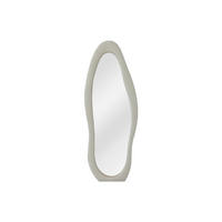WANDSPIEGEL - 60 cm x 3 cm - samt - cremefarben Lavina - Creme, Textil (60/160/3cm) - Vente-Unique
