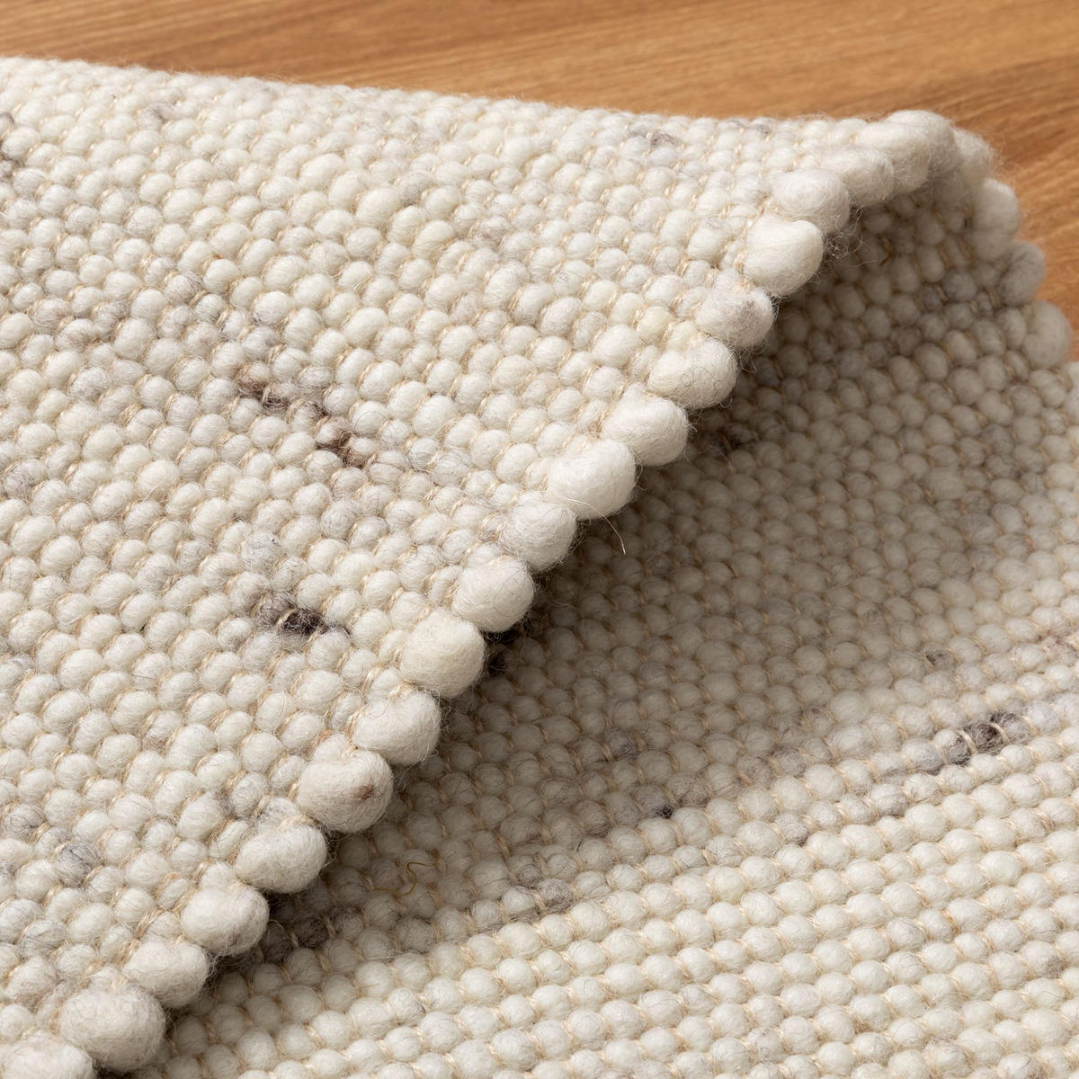 FLACHGEWEBETEPPICH 70/130 cm Paros - Creme, Naturmaterialien (70/130cm) - Steffensmeier