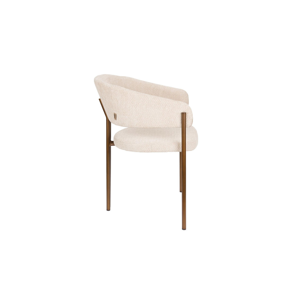 ESSZIMMERSTUHL Naida Beige - 2 er Set - Beige, Holzwerkstoff (56.5/78.5/58.5cm) - Dutchbone