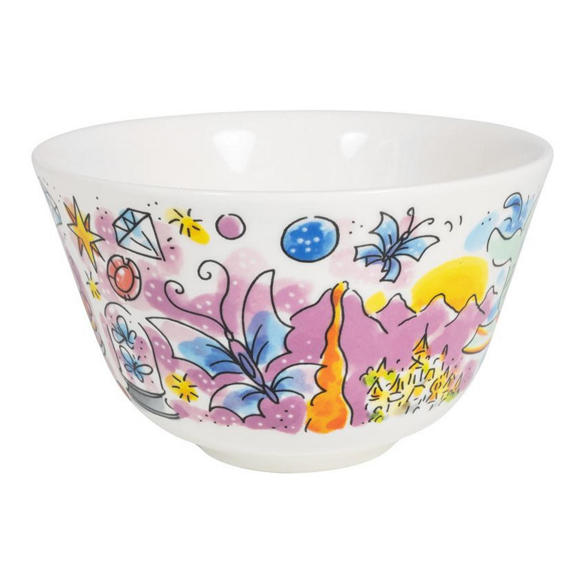 SCHALE Symbolica in Bunt - 14cm - Multicolor, Keramik (14.3/9/14.3cm) - Blond Amsterdam