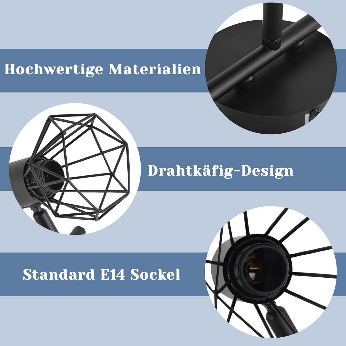 DECKENSTRAHLER Brückenau 42.5/9/15.5 cm - Schwarz, Metall (42.5/9/15.5cm) - ZMH