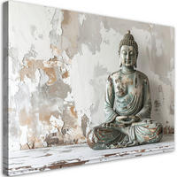 LEINWANDBILD Zen und Orientalisch 30x20cm - Grau, Textil (30/20cm) - Feeby