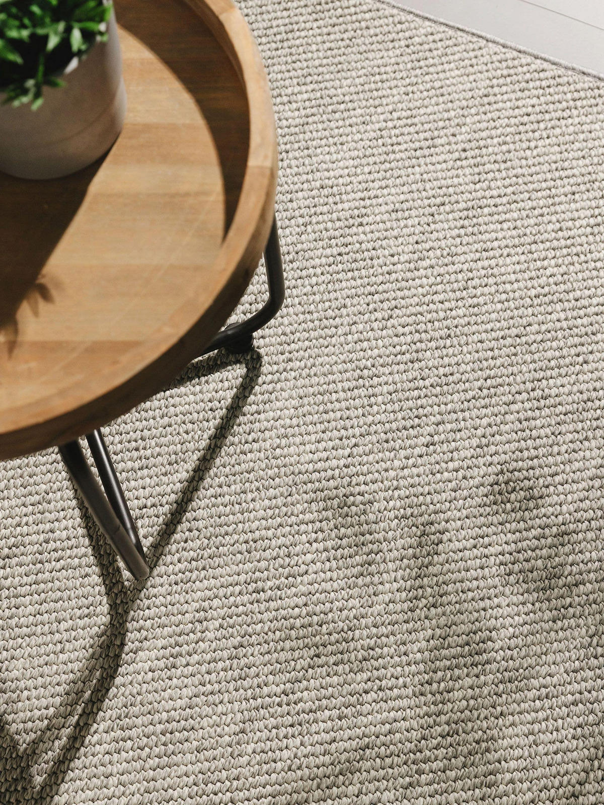 OUTDOORTEPPICH Iowa Hellgrau 300x300 cm - Hellgrau, Kunststoff (300/300cm) - benuta