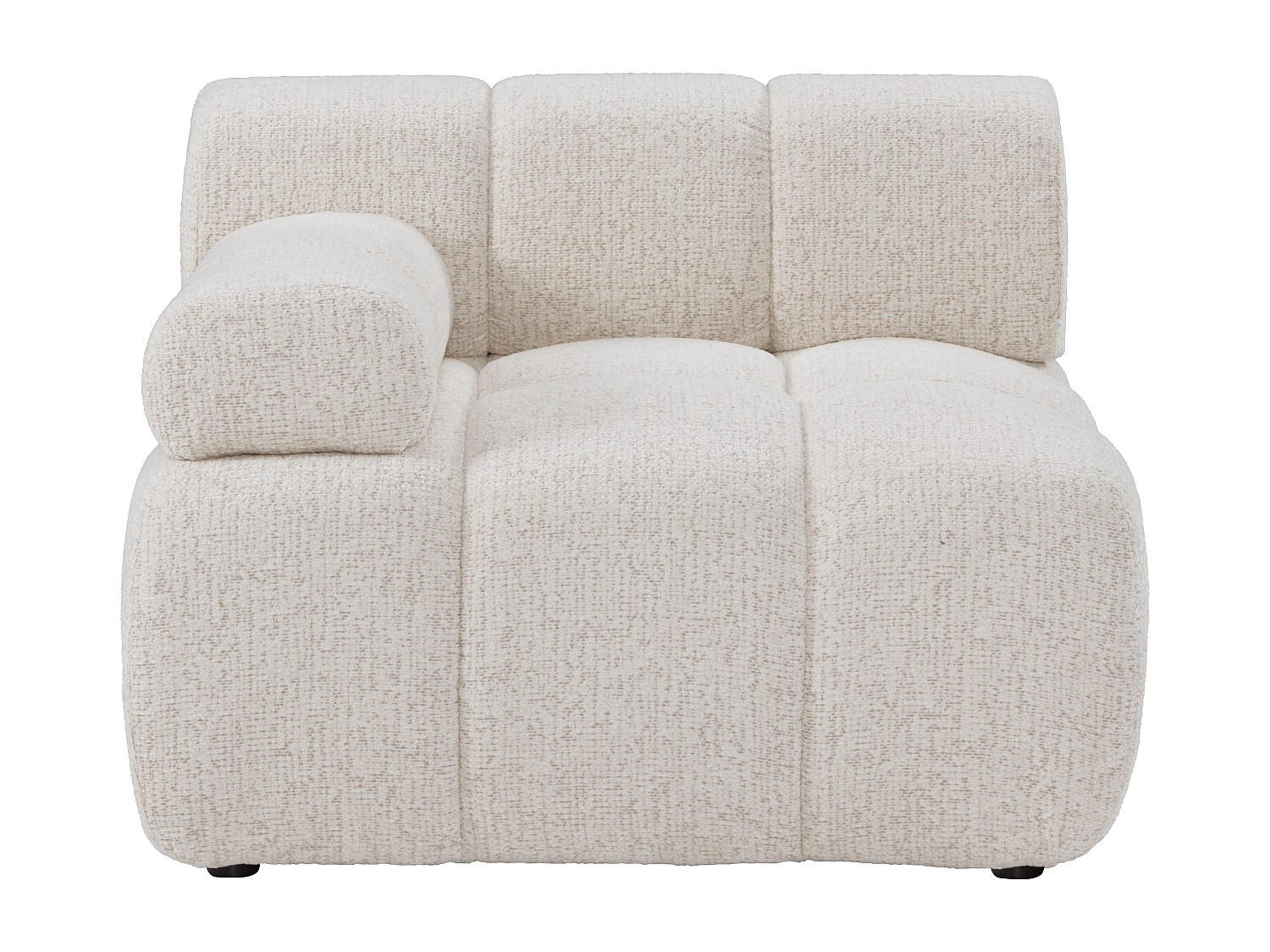 SESSEL mit gerader Rückenlehne - 1 Person - stoff - beige Facivil - Beige, Textil (94/70/94cm) - Vente-Unique