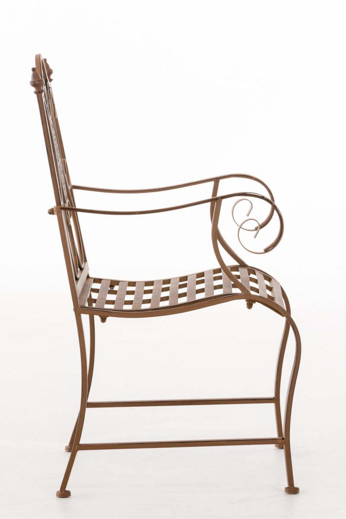 STUHL Pamela antik braun - Braun, Metall (62/94/53cm) - TPFGarden