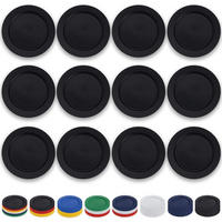 SPEISETELLER 12-teiliges Set Kunststoff Schwarz 25 cm - Schwarz, Kunststoff (25/25/2cm)