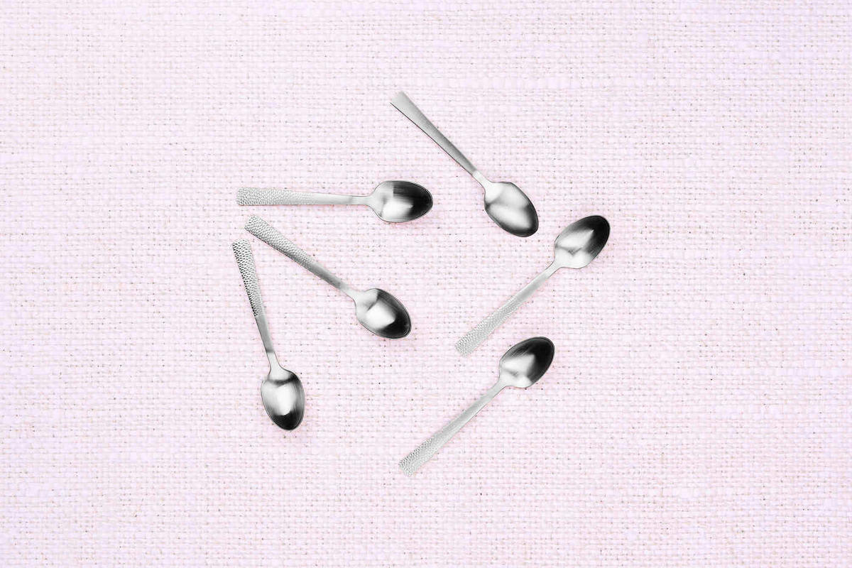 LÖFFEL 6er-Set Finn - Silber - Silberfarben, Metall - Björn