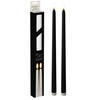 LED-KERZE Basic Schwarz 5.2/3.5/43.5 cm Kunstoff - Schwarz, Kunststoff (5.2/3.5/43.5cm) - Mondex
