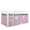 VORHANG für Hochbett Rosa - Rosa, Textil (197/86/1cm) - Homestyle4u