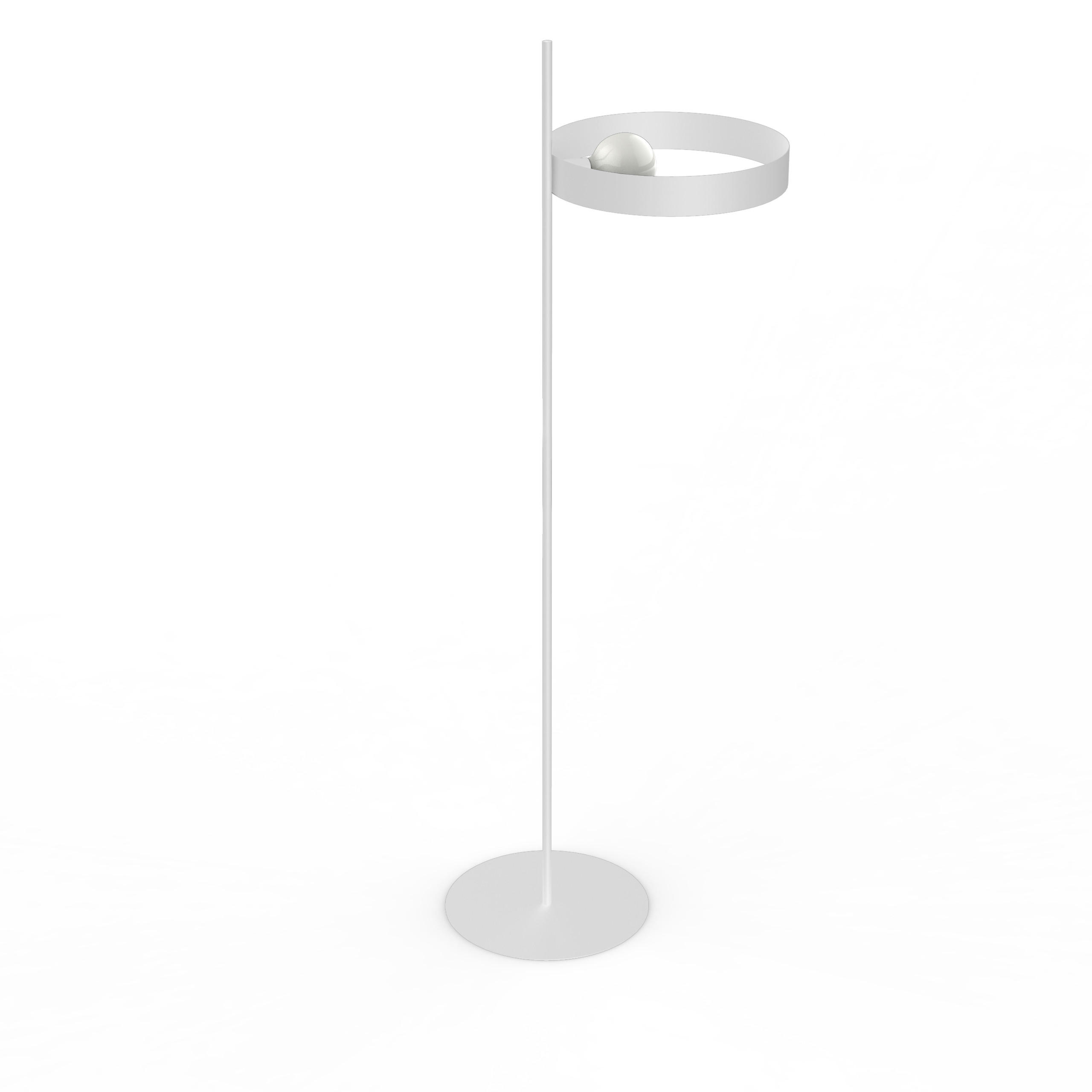 STEHLEUCHTE - Weiß, Metall (40/40/165cm) - Lumicom