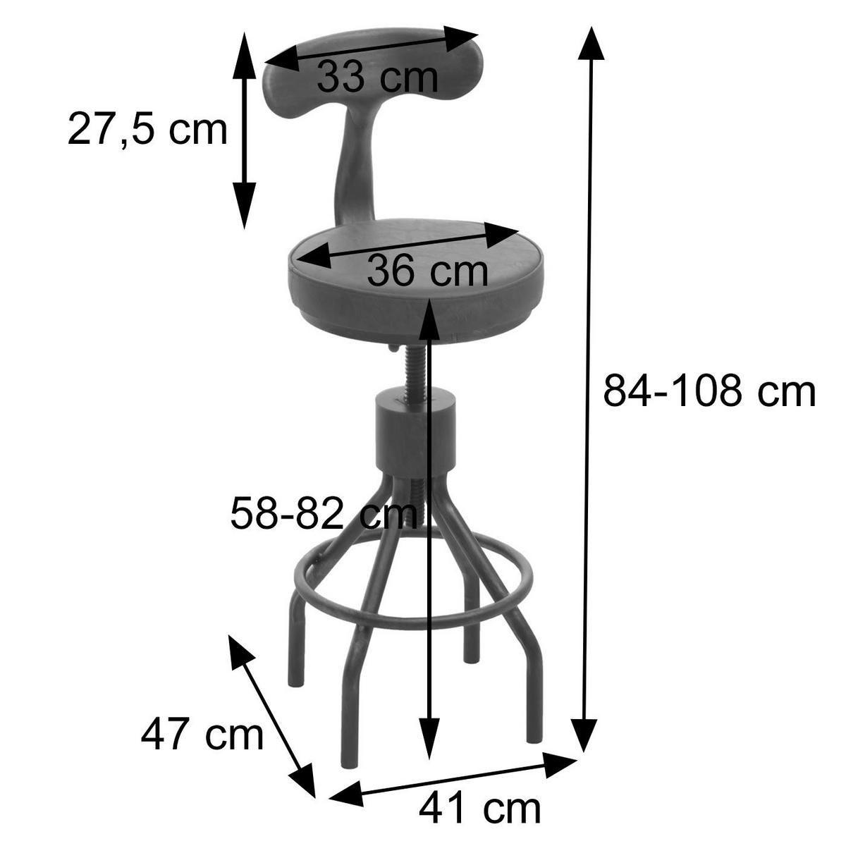 BARSKI STOLČEK Rjav, komplet 2 kosov - rjava, tekstil (41/108/47cm) - MCW