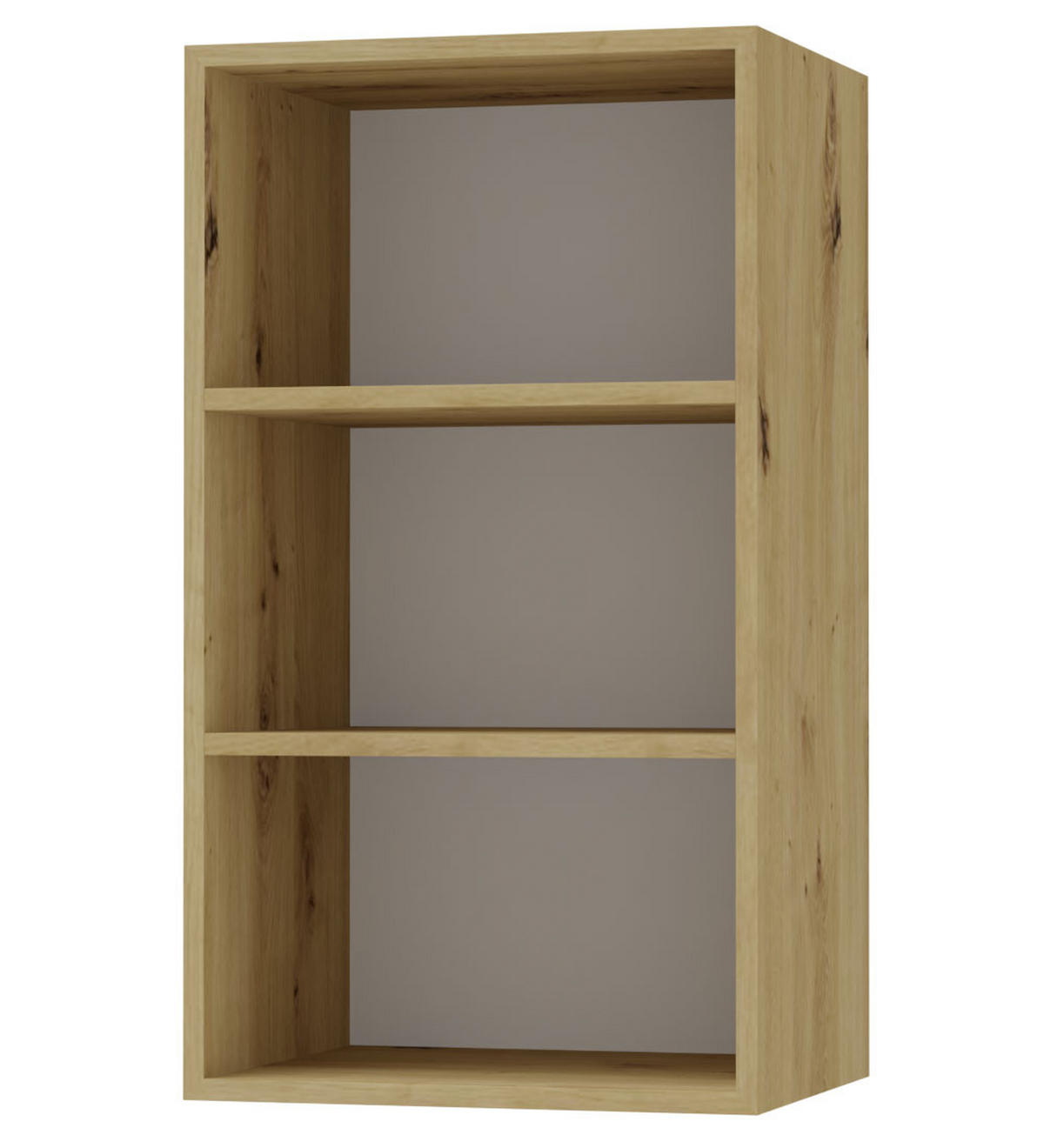 HÄNGESCHRANK Lamello W2/40 Schwarz Matt / Eiche Artisan 40 / 32,5 / 72cm - Eichefarben/Schwarz, Holz/Holzwerkstoff (40/72/32.5cm) - Feldmann-Wohnen