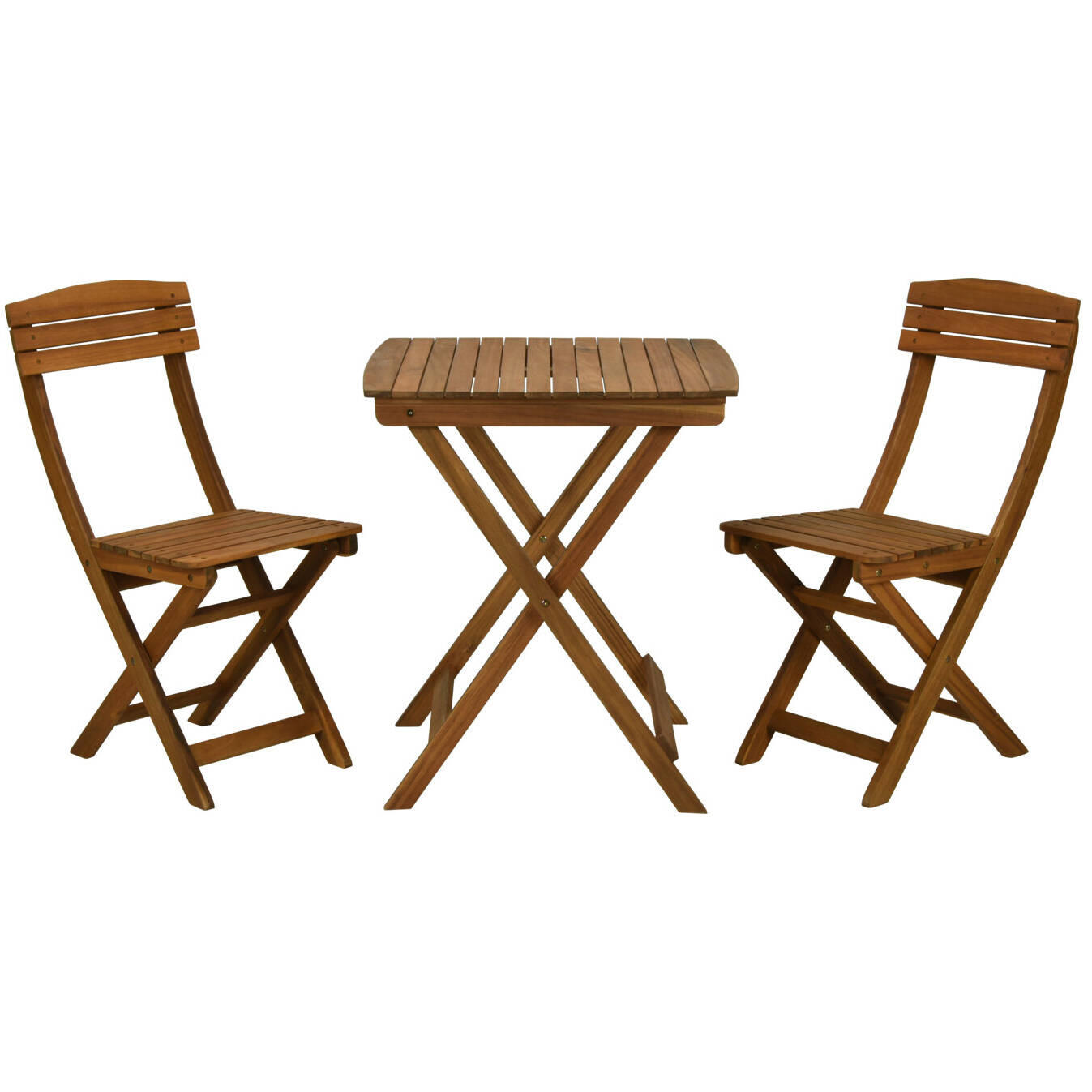 BALKONMÖBELSET Akazienholz - Braun, Holz
