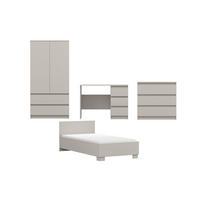 JUGENDZIMMER-SET SIMO F 4-teilig in Kaschmir - Kaschmir, Holzwerkstoff (384/180/96cm) - Deine Möbel 24