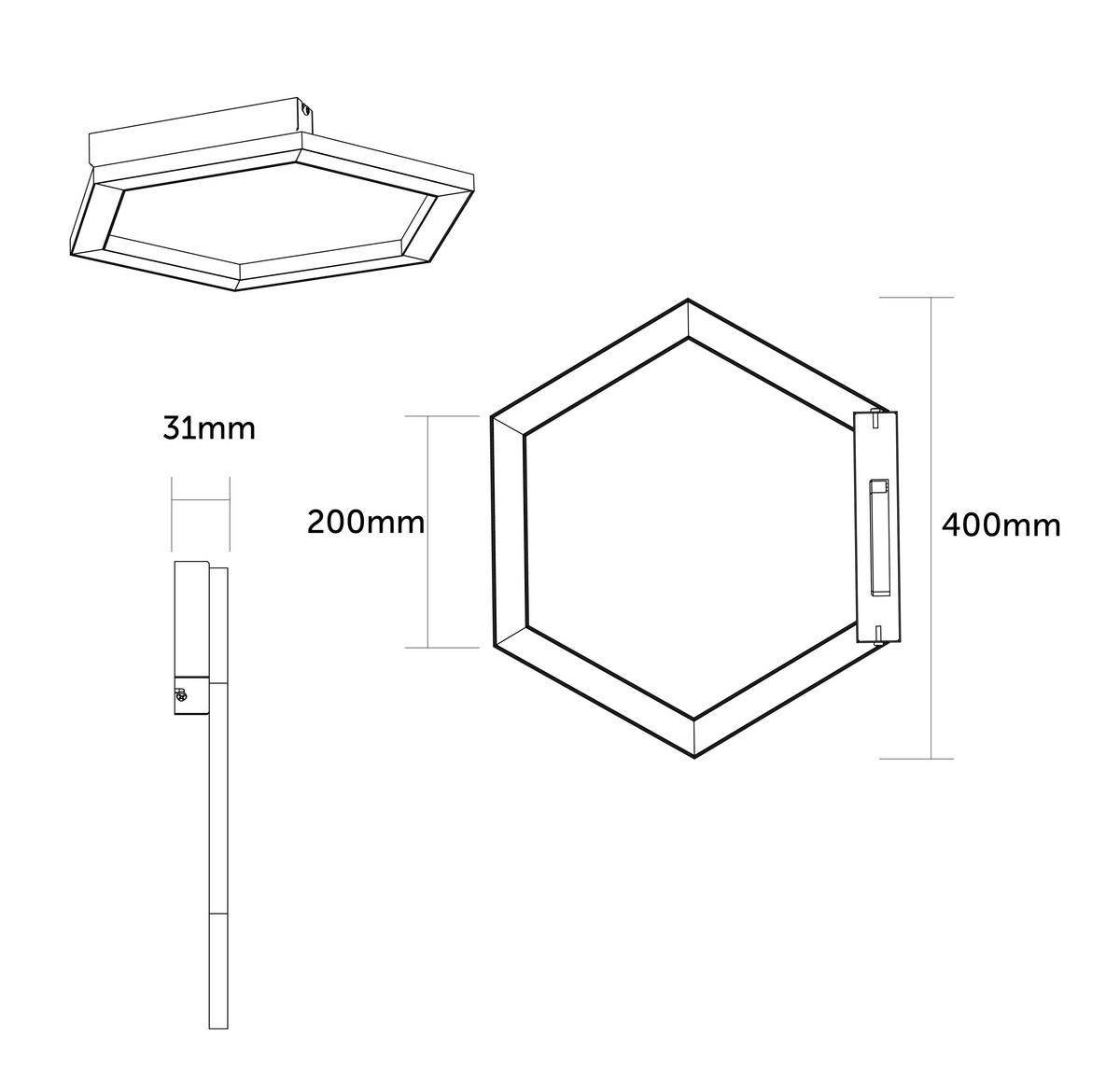 LED-DECKENLEUCHTE - Grau, Metall (1.6/3/40cm) - Lumicom