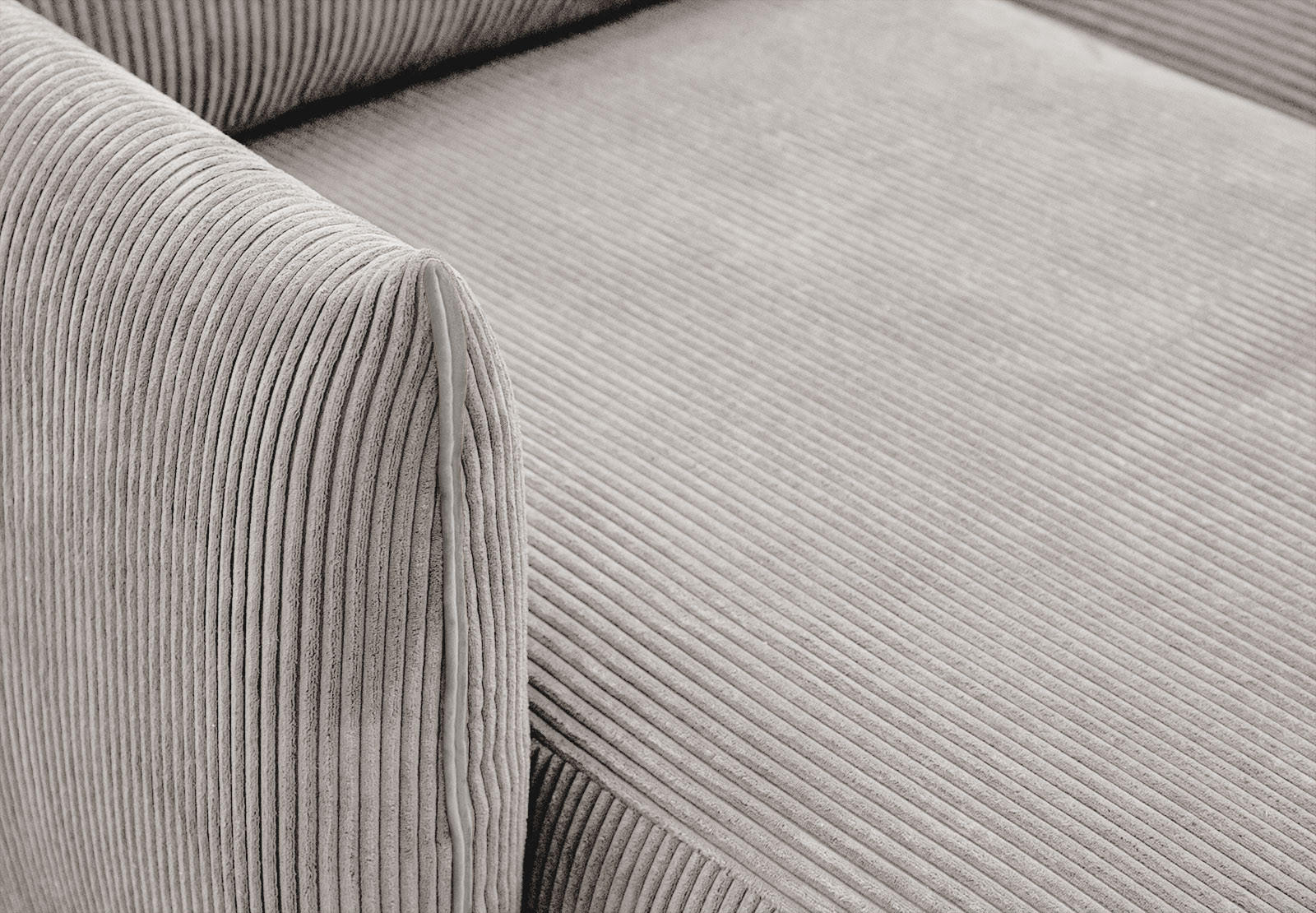 Thumbnail - Courtois Laville Ecksofa, Weiß, Textil, L-Form, Ottomane links,L-Form, 294x173 cm, Wohnzimmer, Sofas & Couches, Wohnland...