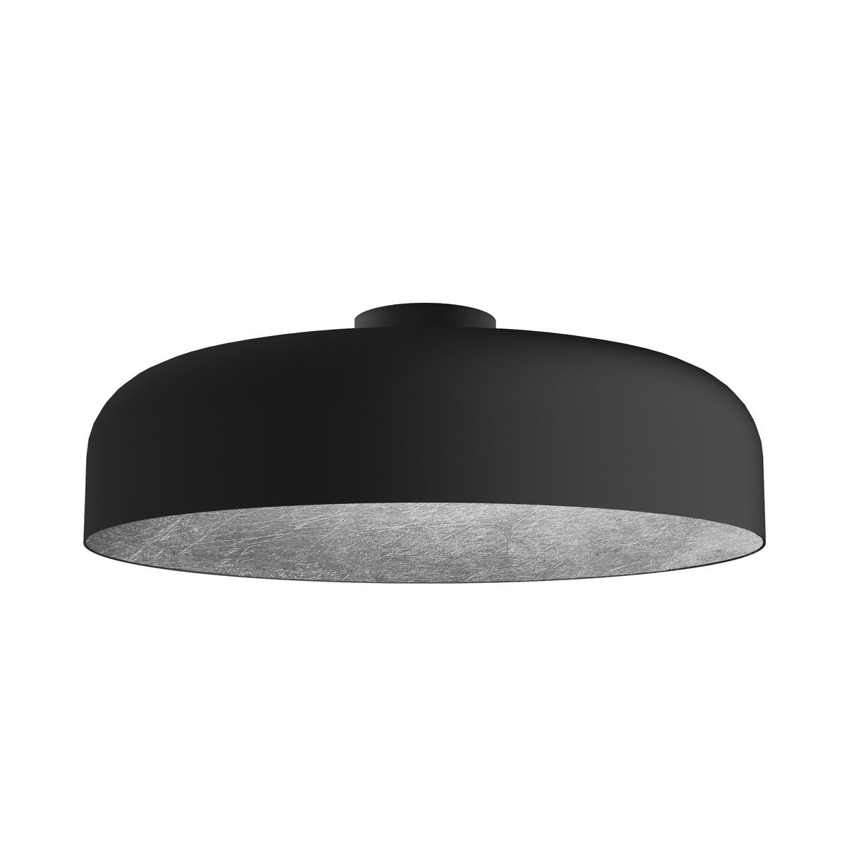 DECKENLEUCHTE - Schwarz, Metall (50/50/14cm) - Lumicom