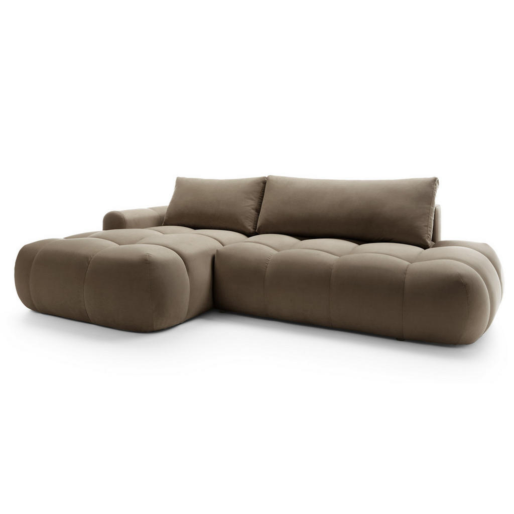 Thumbnail - Selsey Ecksofa, Hellbraun, Textil, L-Form, Ottomane links, 284x167 cm, Wohnzimmer, Sofas & Couches, Wohnlandschaften, Ec...