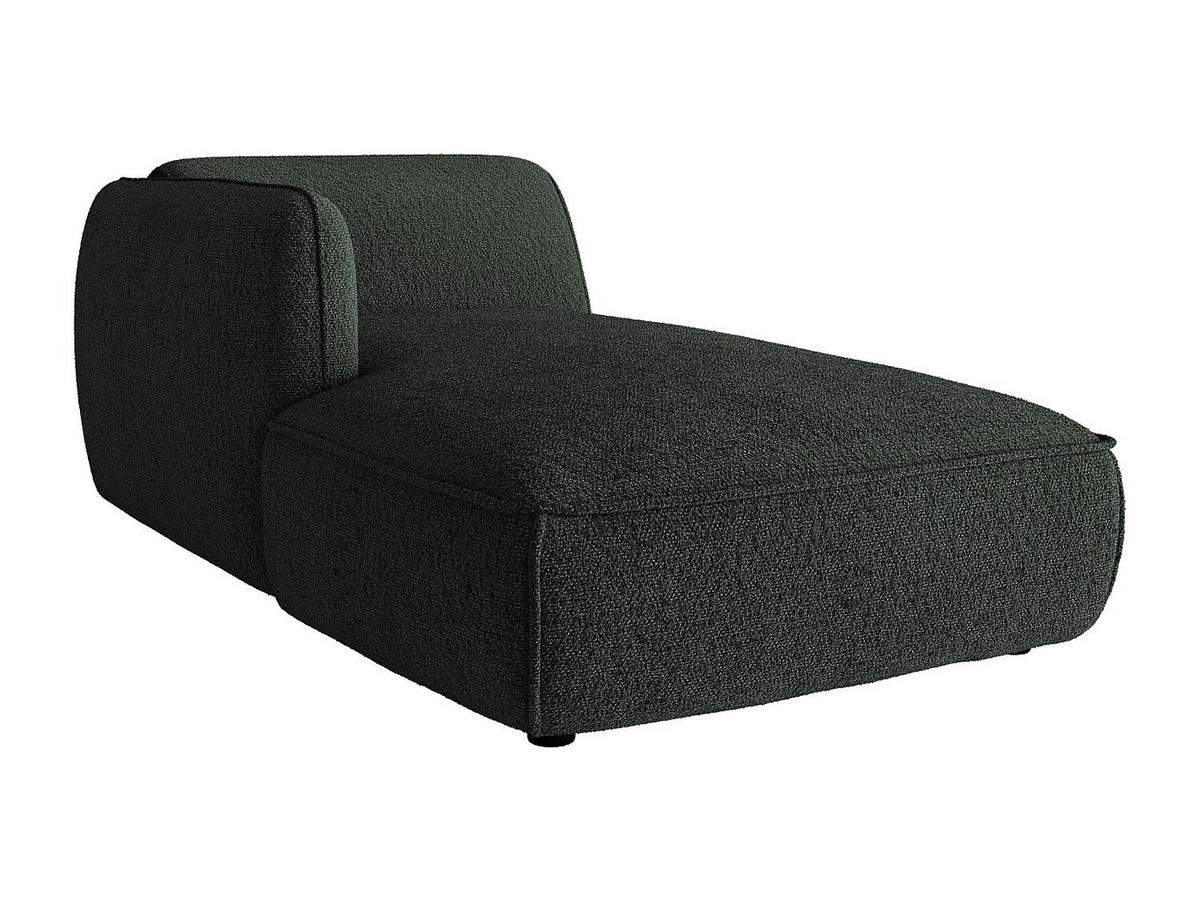 RECAMIERE ohne Schlaffunktion - 1 Person - stoff - grün Camilio - Grün, Textil (107/74/165cm) - Vente-Unique