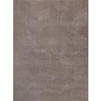 KURZFLORTEPPICH Antirutsch Geometrisch DALAR Polypropylen Beige 160 x 220 cm - Beige, Textil (160/220cm) - KADIMA DESIGN
