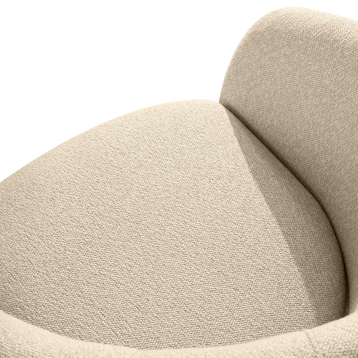 GARTENSESSEL SOLIS Loungesessel, - Creme, Textil/Metall (69/76/66cm) - KONSIMO®
