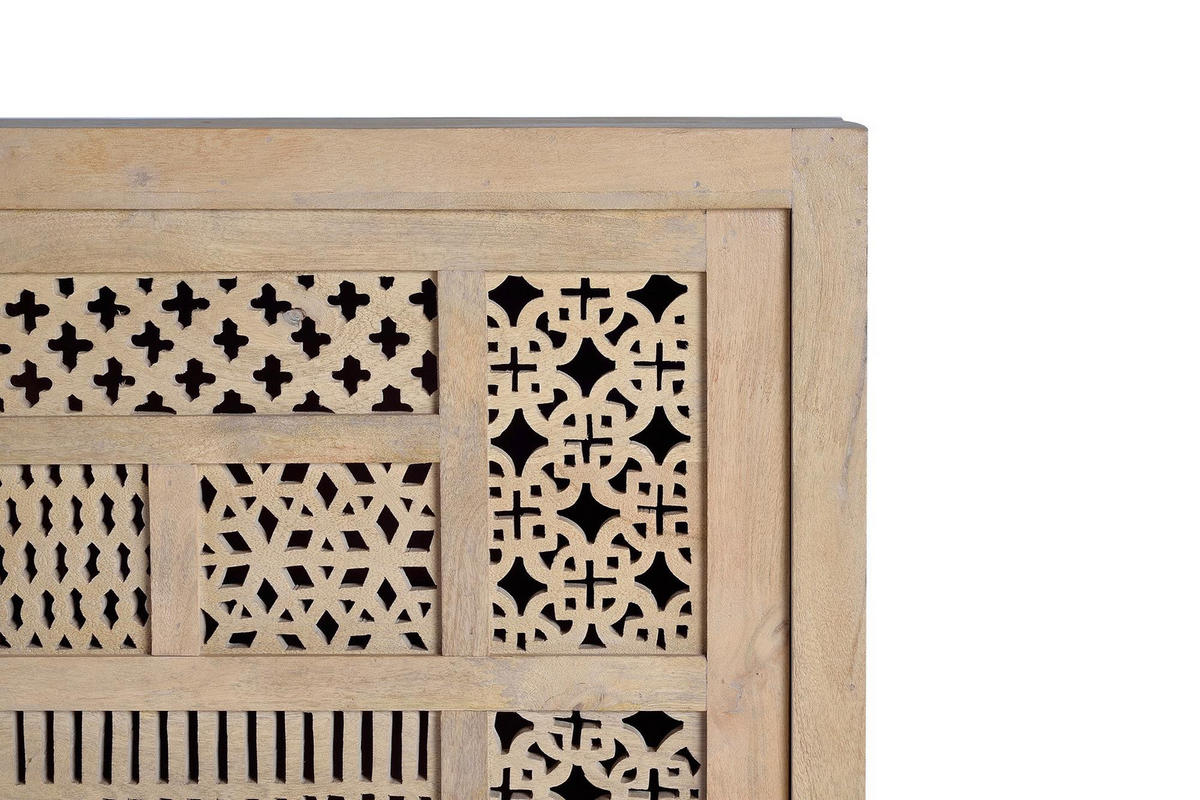 SIDEBOARD aus Mangoholz und Metall - Braun, Holz (40/95/190cm) - Giner y Colomer