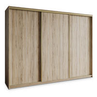 SCHWEBETÜRENSCHRANK NISSE 270/205/60 cm 3-türig Sonoma Eiche - Sonoma Eiche, Holzwerkstoff (270/205/60cm) - MASSENO