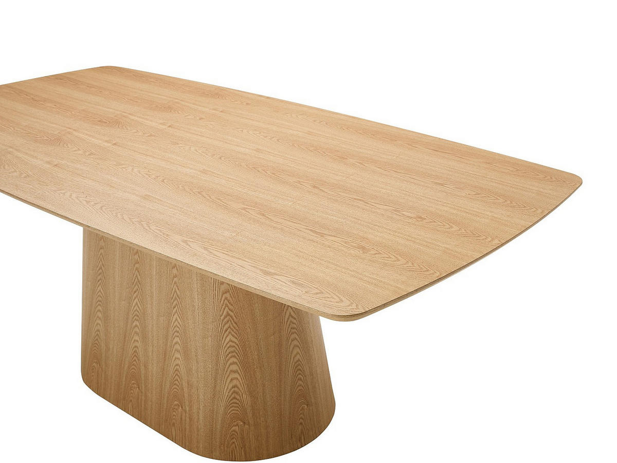 ESSTISCH - 8 Personen - holz - naturfarben hell Nirasaki - Naturfarben, Holz (100/200/76cm) - Vente-Unique
