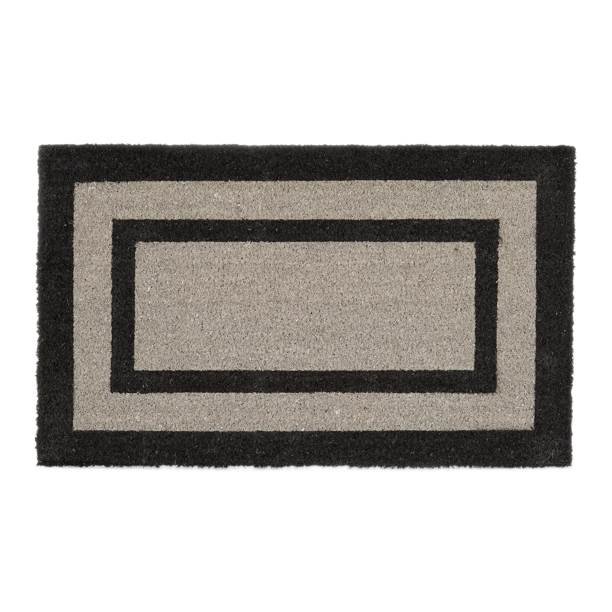 FUSSMATTE - Grau, Kunststoff/Textil (75/45cm) - Relaxdays