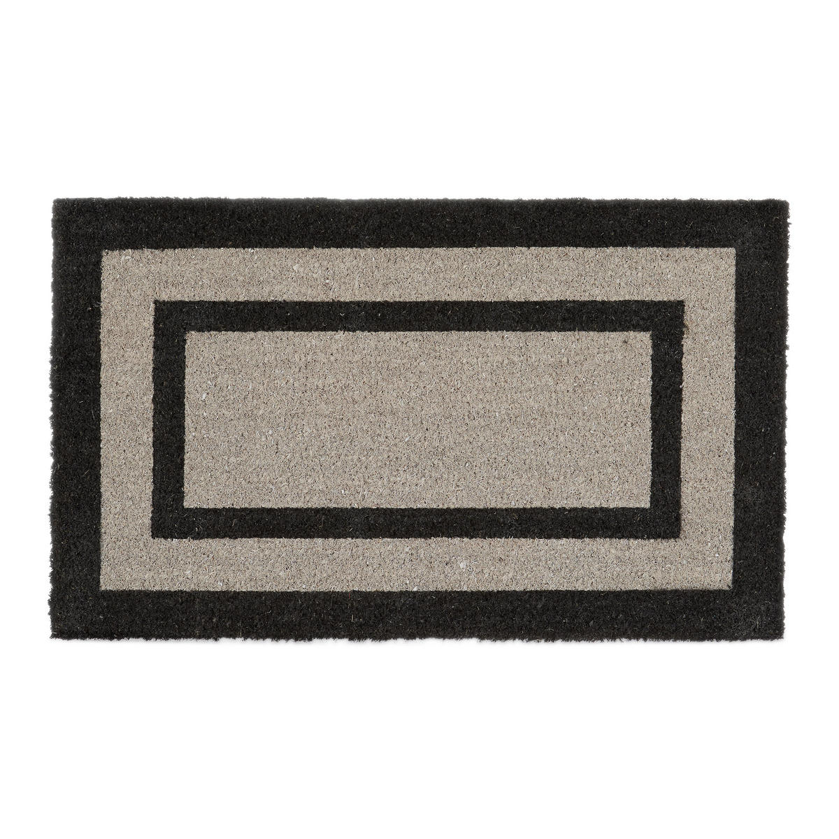 FUSSMATTE - Grau, Kunststoff/Textil (75/45cm) - Relaxdays