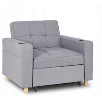 SCHLAFSESSEL SOLOR fürs Wohnzimmer Grau - Grau, Holz/Textil (99/84/92cm) - makarowski meble