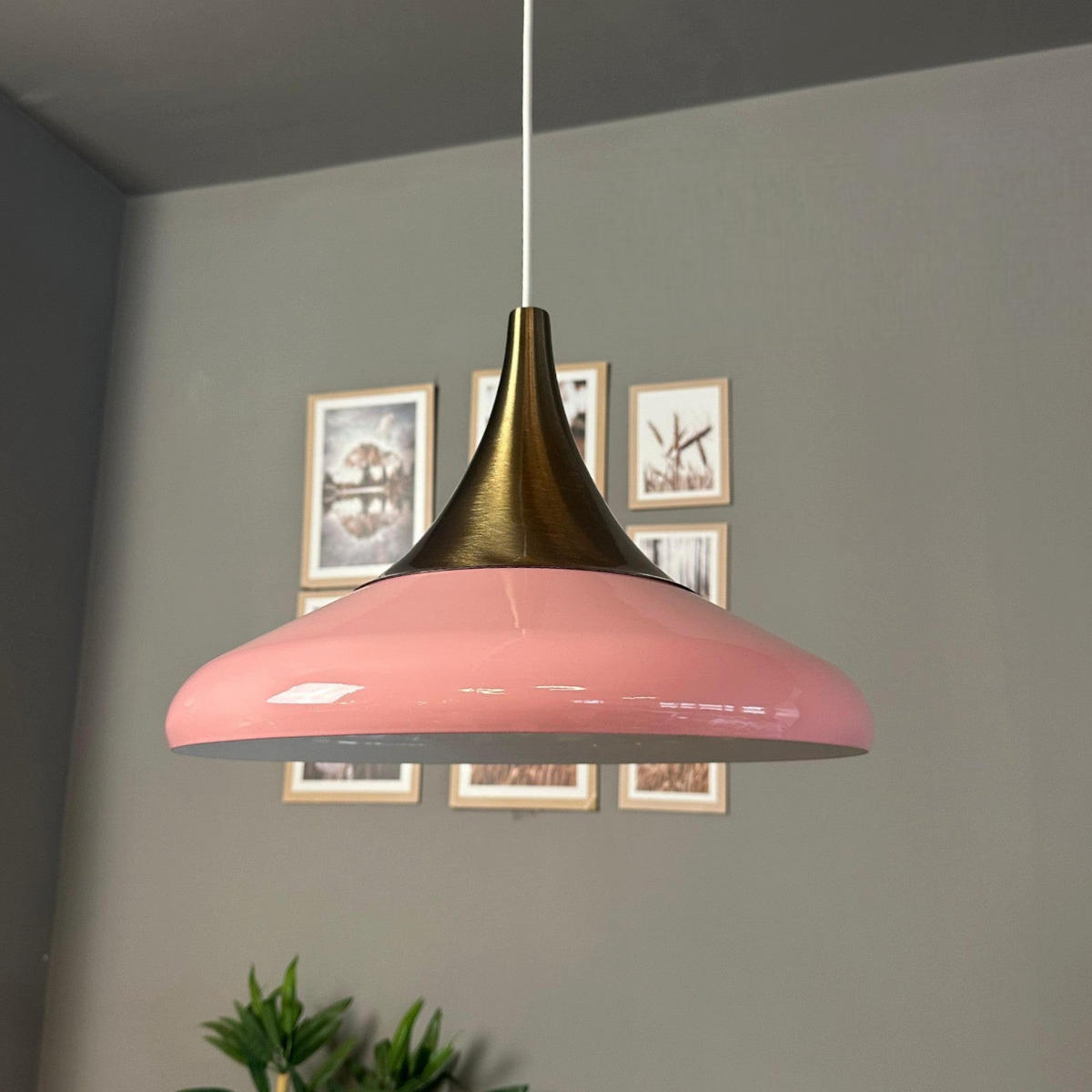 PENDELLEUCHTE Paladin - Pink, Metall (35/35/28cm) - Bamyum