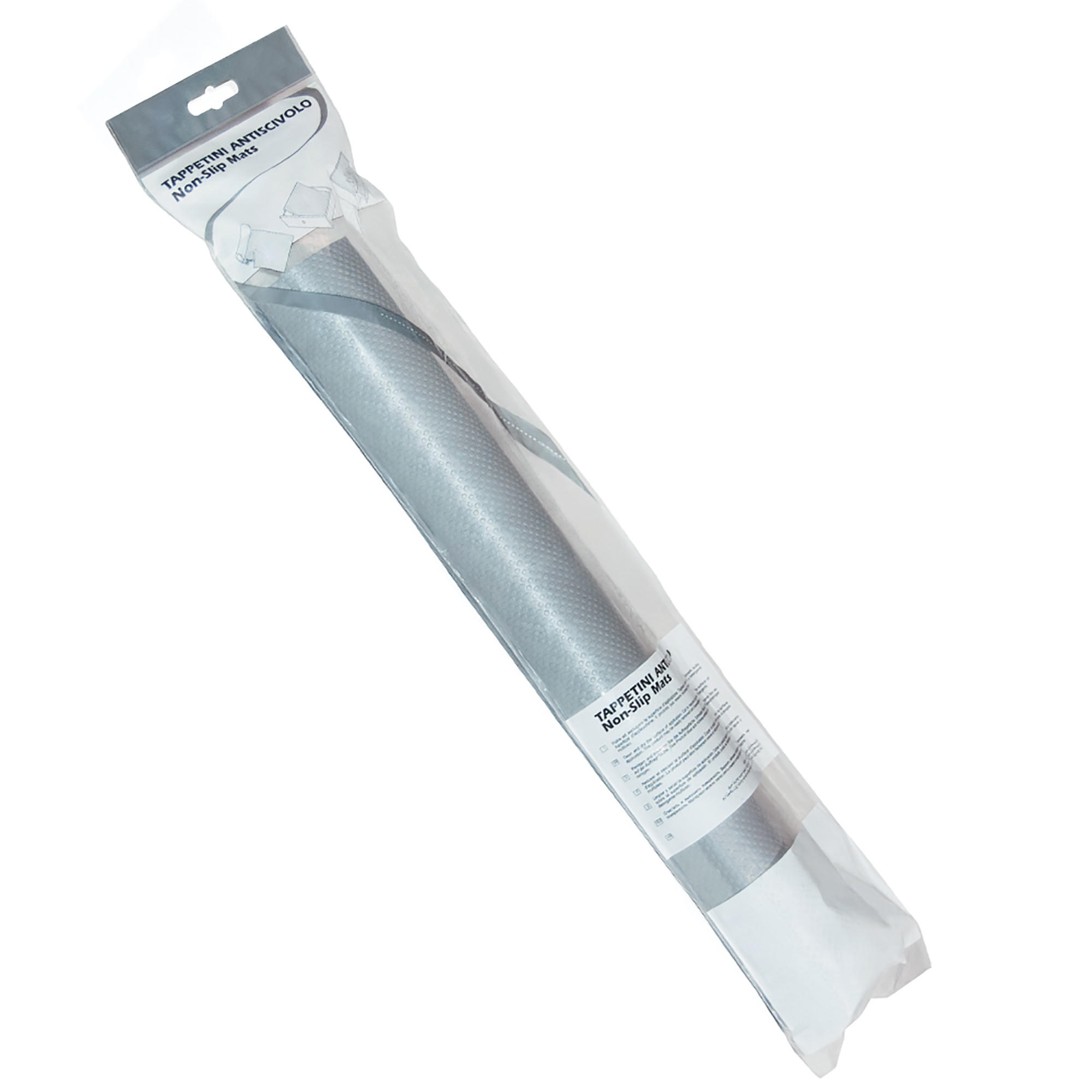 ANTIRUTSCHMATTE für Schublade, gestrichelt, Länge 1,5m, Breite 480mm, Kunststoff, Grau - Grau, Kunststoff (48/1/200cm) - EMUCA
