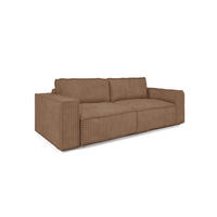 SCHLAFSOFA Vajana - Rotbraun, Holzwerkstoff/Textil (240/86/102cm) - Fun Möbel