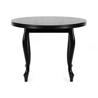 ESSTISCH ALTIS ausziehbar bis 140cm, Schwarz - Eichefarben/Schwarz, Holz (100/77/100cm) - KONSIMO®