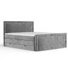 BOXSPRINGBETT Lavenda Grau 140/200 cm - Schwarz/Grau, Holz/Holzwerkstoff (140/200cm) - Maison de Reve